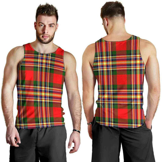 MacGill Modern Tartan Plaid Men Tank Top