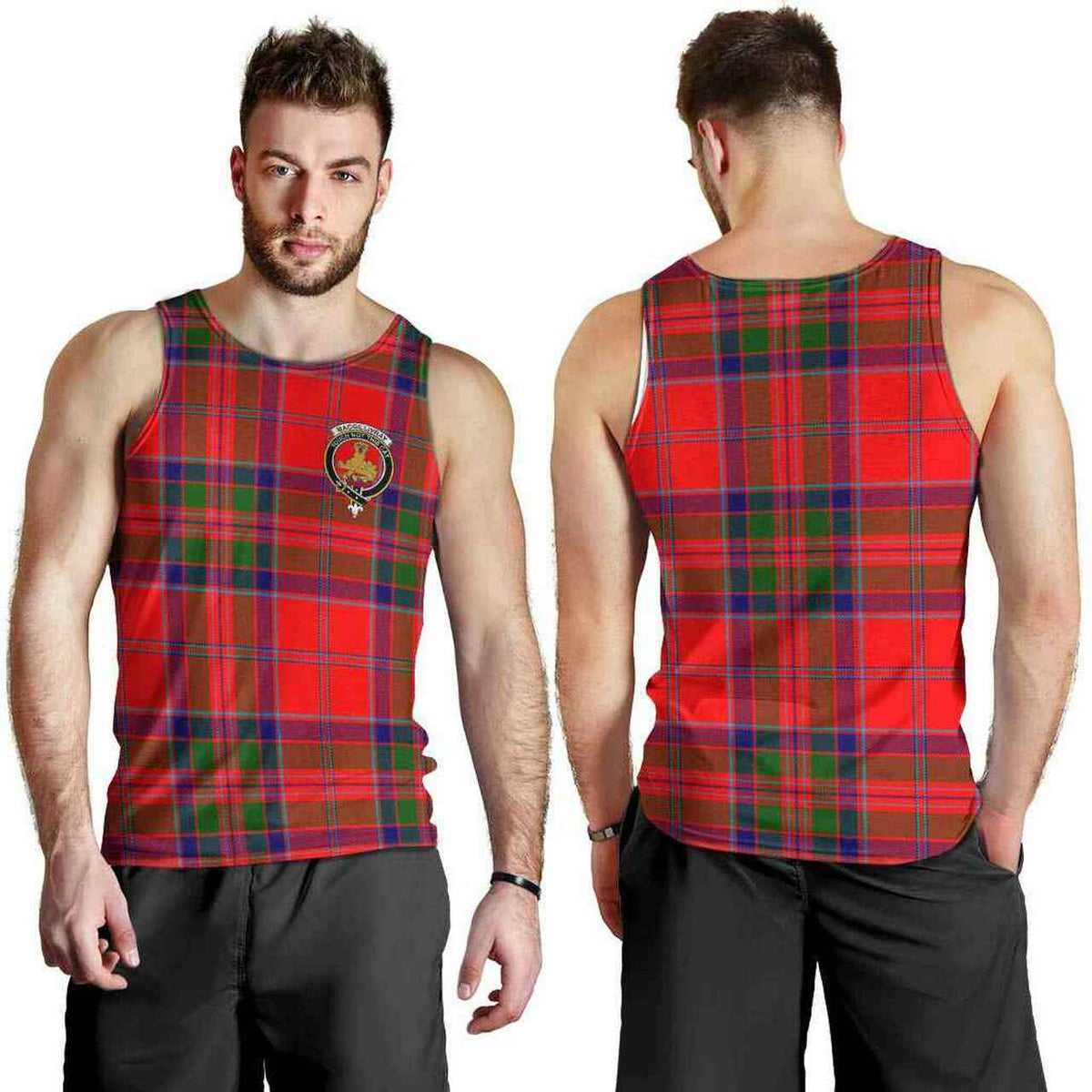 MacGillivray Tartan Crest Men Tank Top