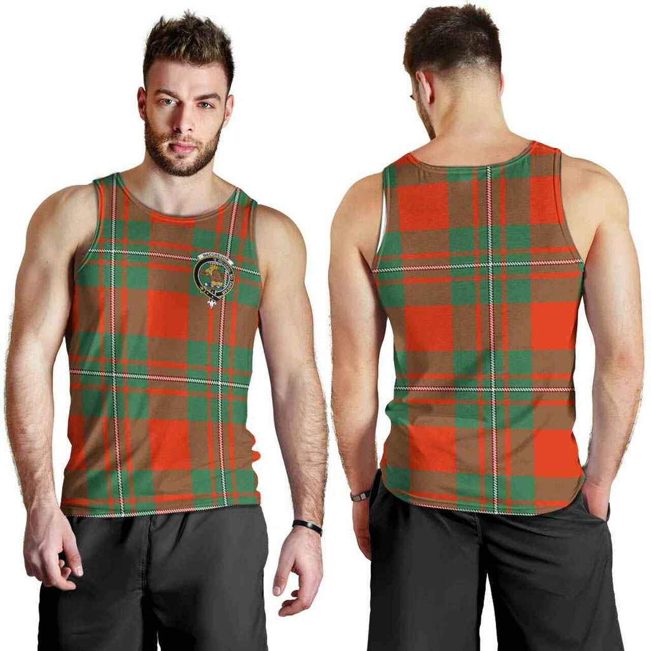 MacGregor Tartan Crest Men Tank Top