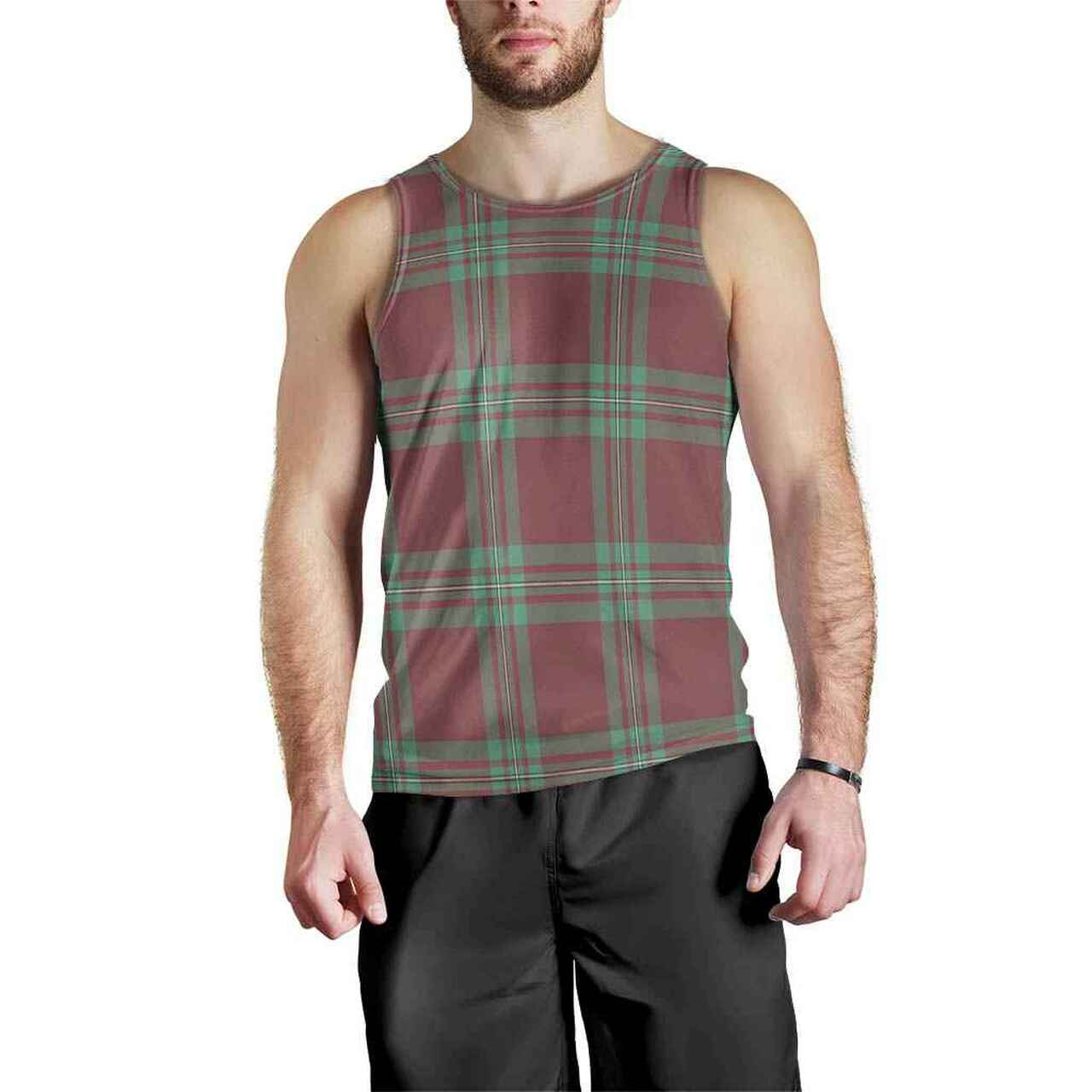 MacGregor Hunting Ancient Tartan Plaid Men Tank Top