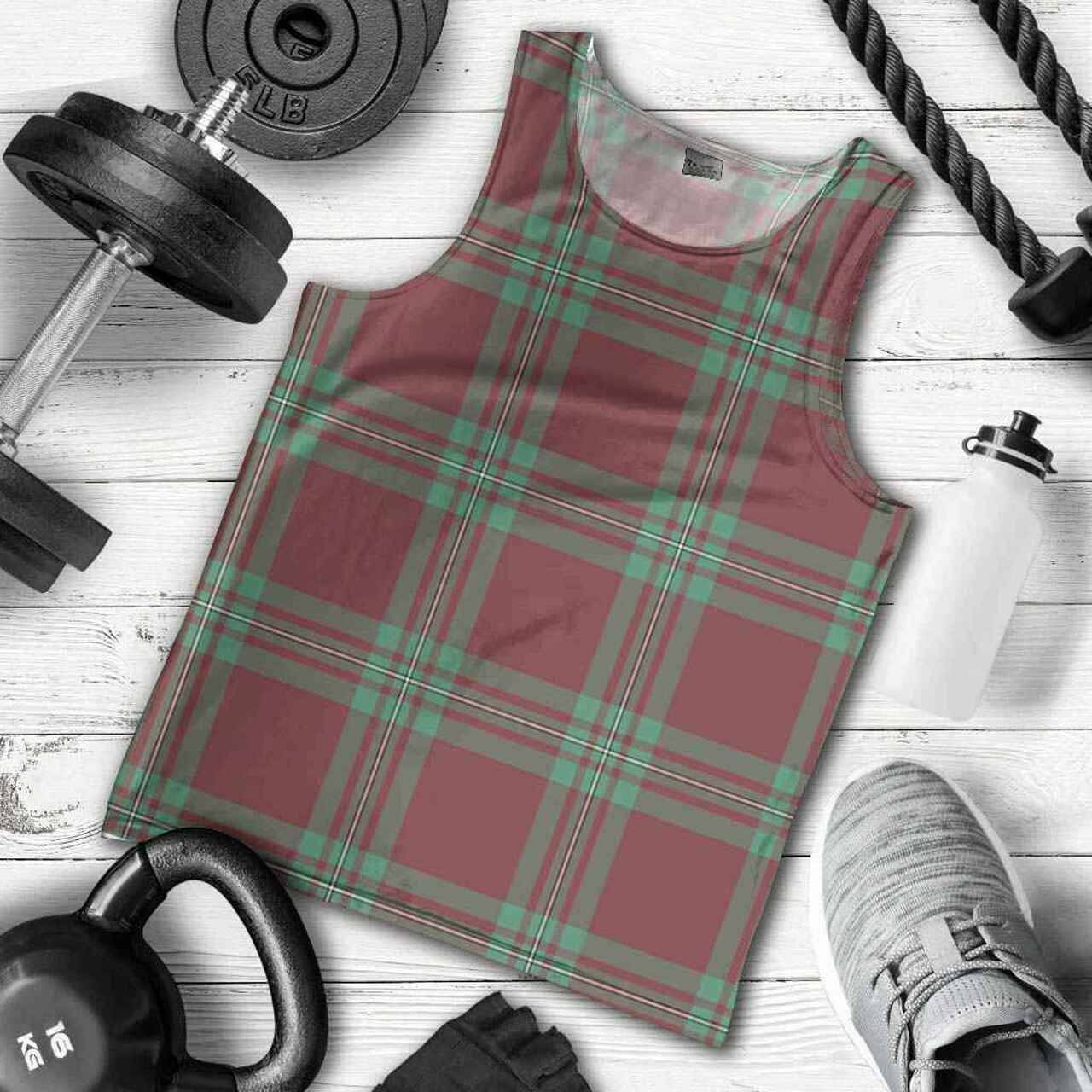 MacGregor Hunting Ancient Tartan Plaid Men Tank Top