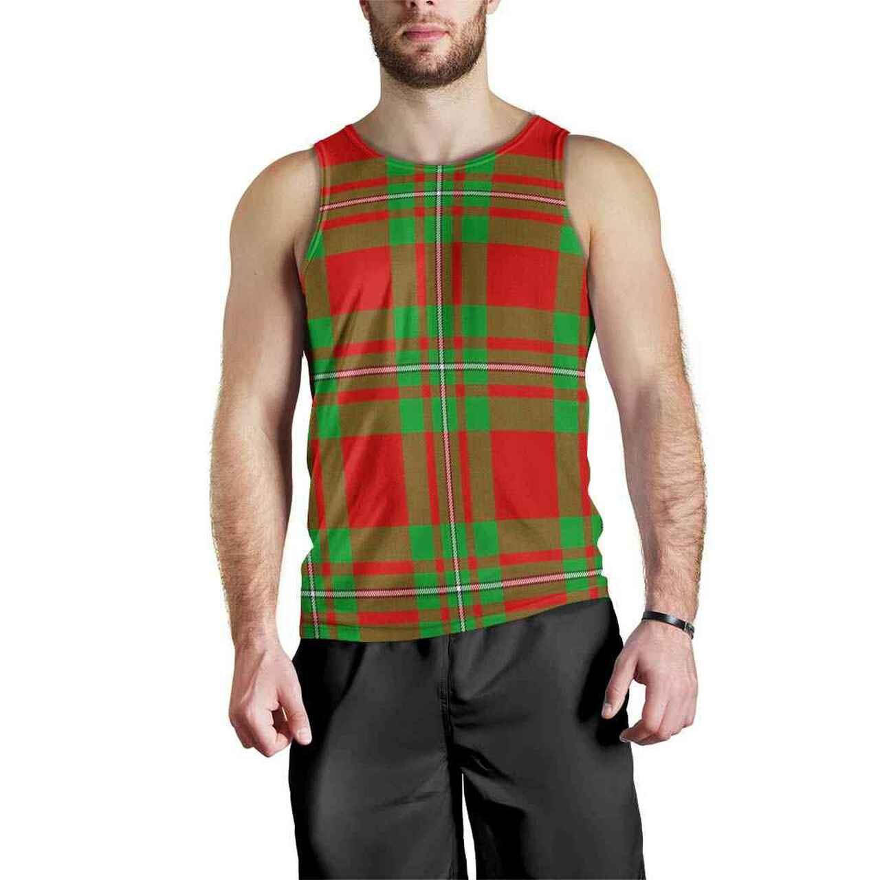 MacGregor Modern Tartan Plaid Men Tank Top