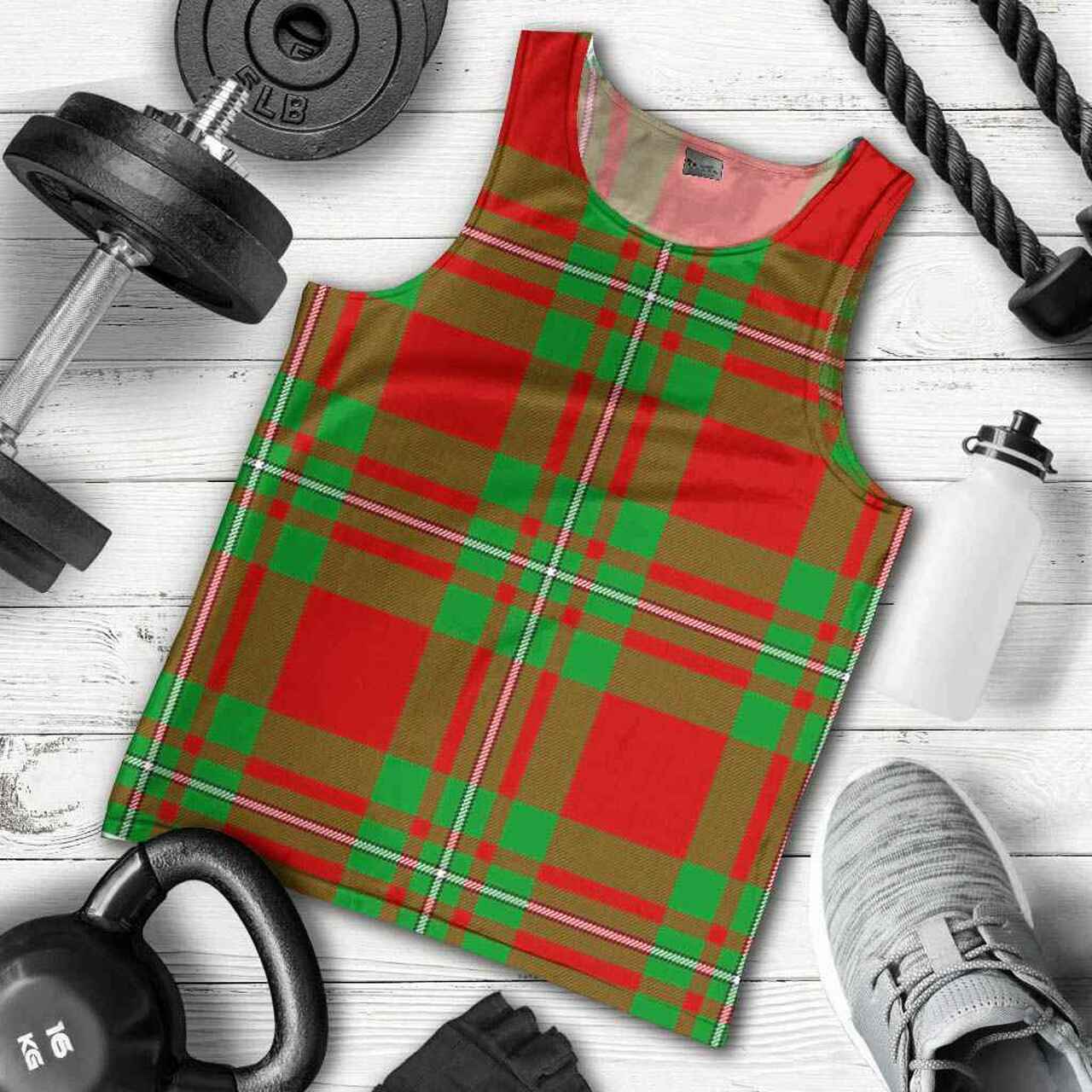 MacGregor Modern Tartan Plaid Men Tank Top