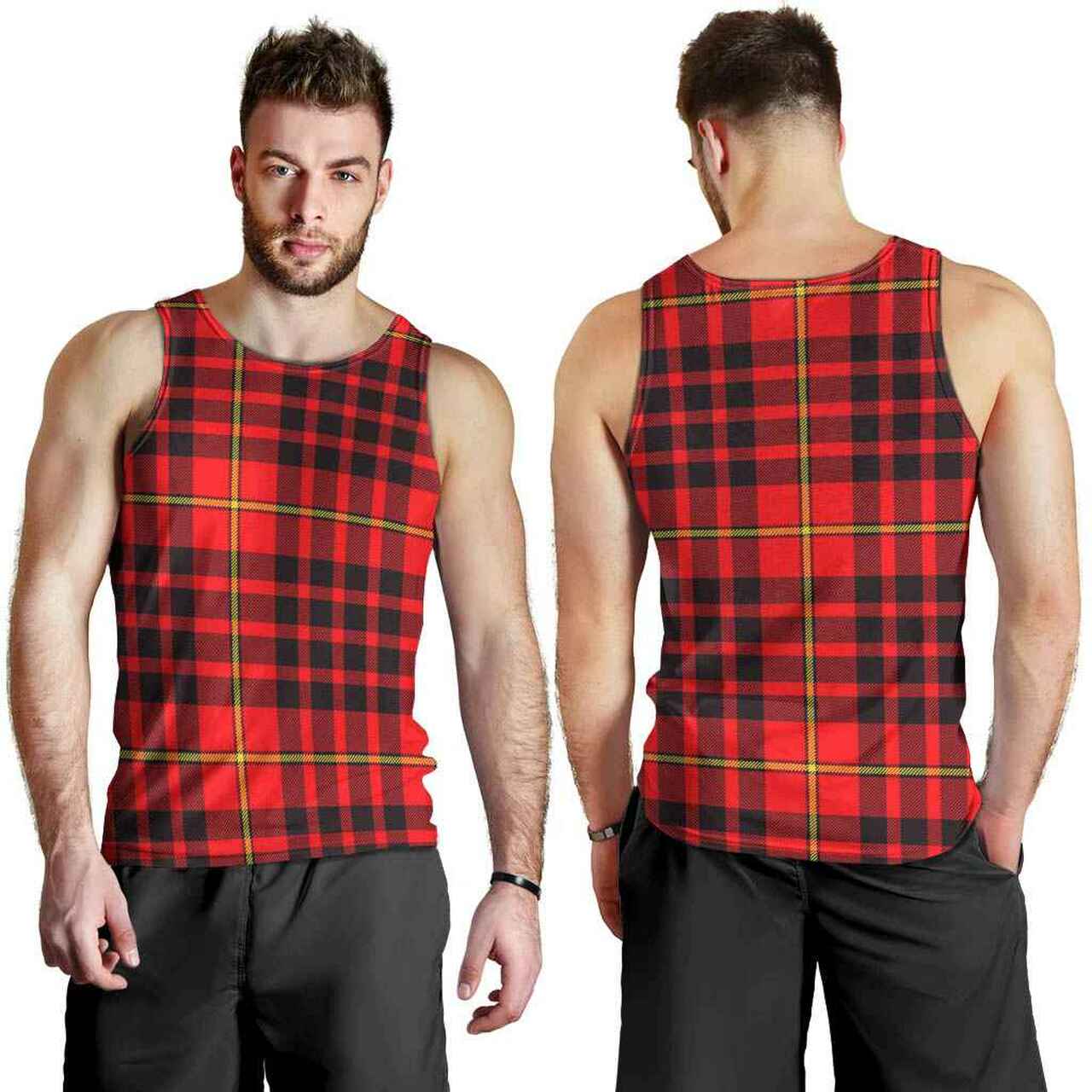 MacIan Tartan Plaid Men Tank Top