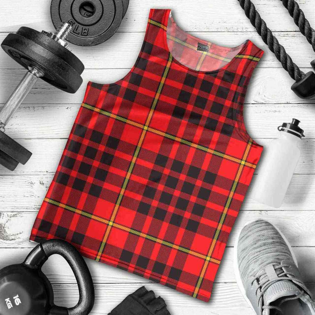 MacIan Tartan Plaid Men Tank Top