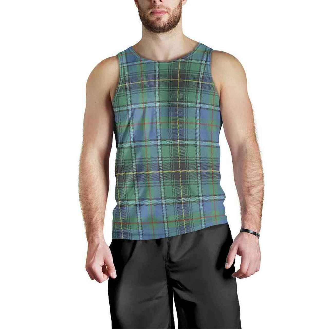 MacInnes Ancient Tartan Plaid Men Tank Top