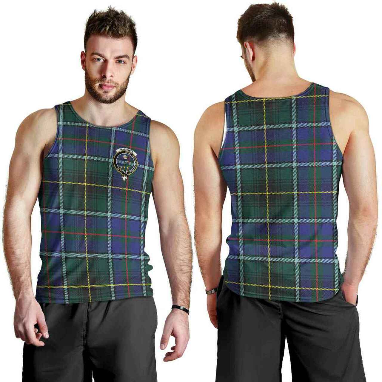 MacInnes Tartan Crest Men Tank Top