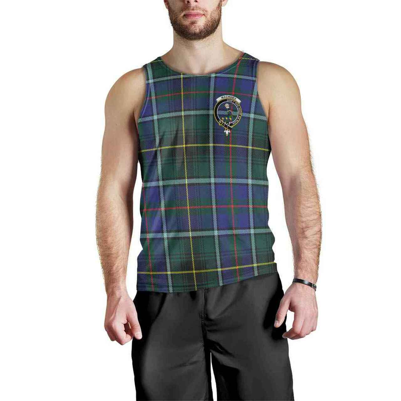 MacInnes Tartan Crest Men Tank Top