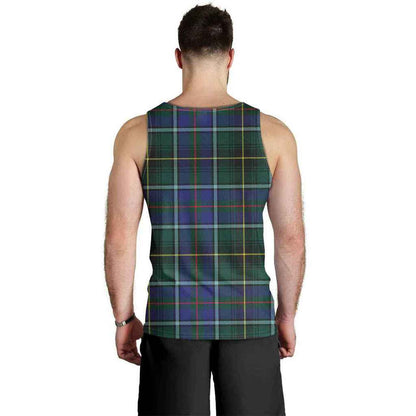 MacInnes Modern Tartan Plaid Men Tank Top