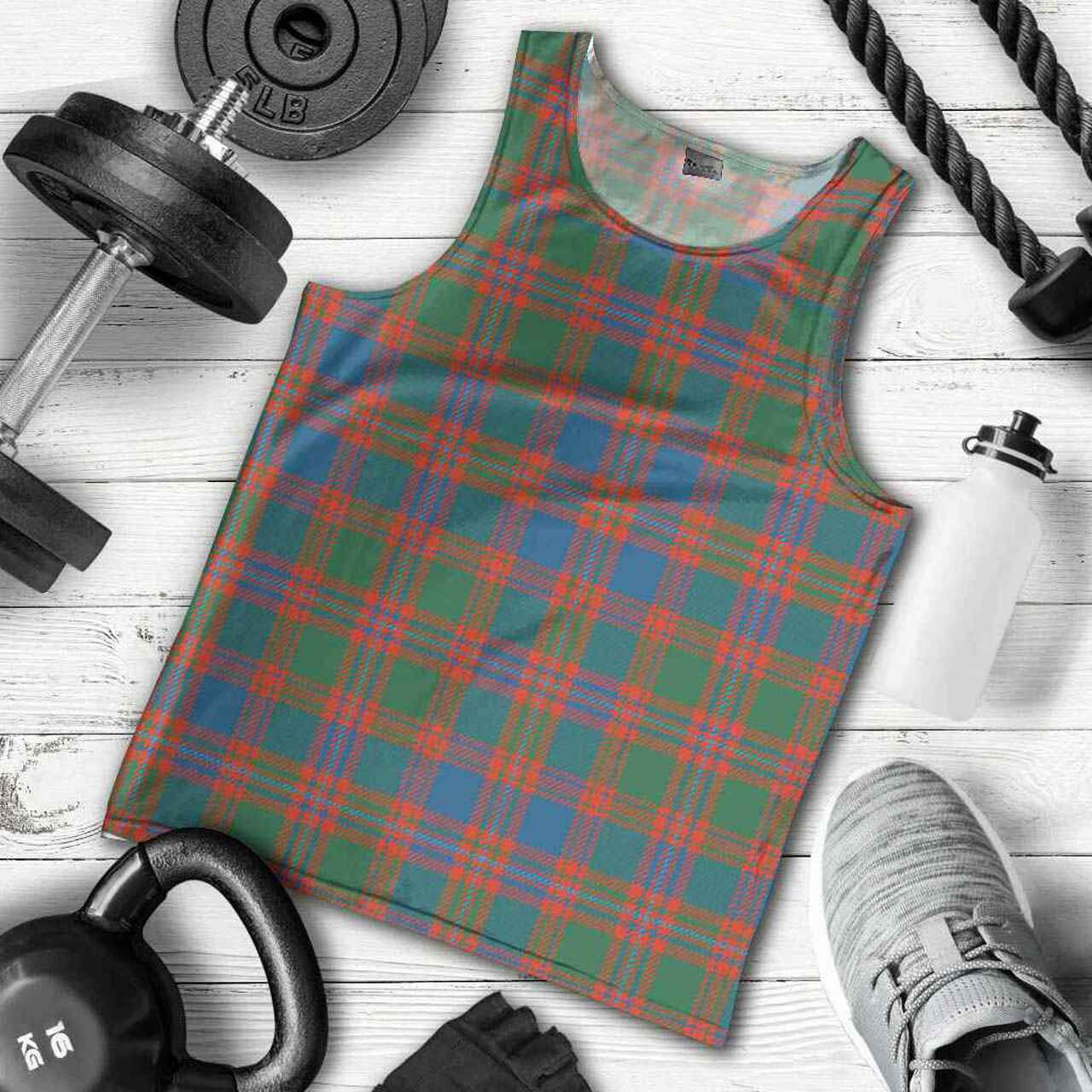 MacIntyre Ancient Tartan Plaid Men Tank Top