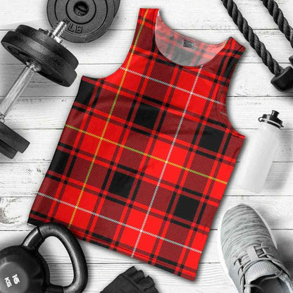 MacIver Modern Tartan Plaid Men Tank Top