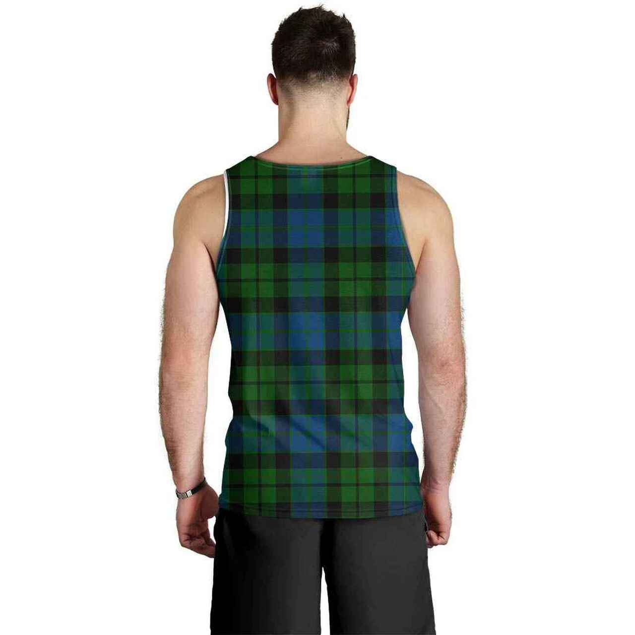 MacKay Tartan Crest Men Tank Top