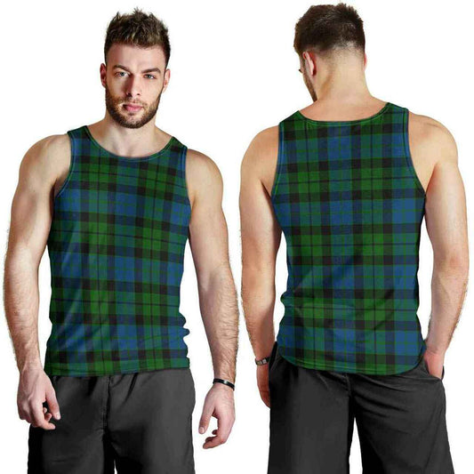 MacKay Modern Tartan Plaid Men Tank Top