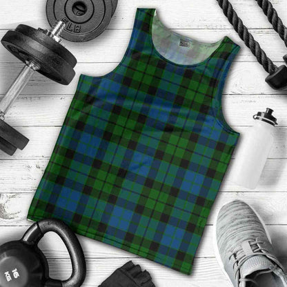 MacKay Modern Tartan Plaid Men Tank Top