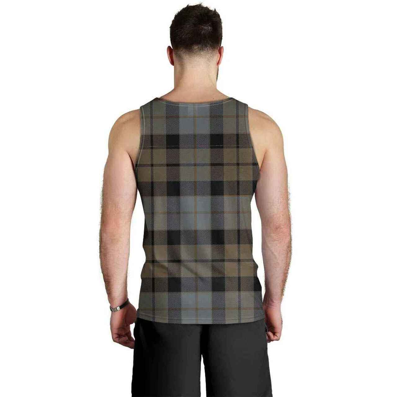 MacKay Weathered Tartan Plaid Men Tank Top