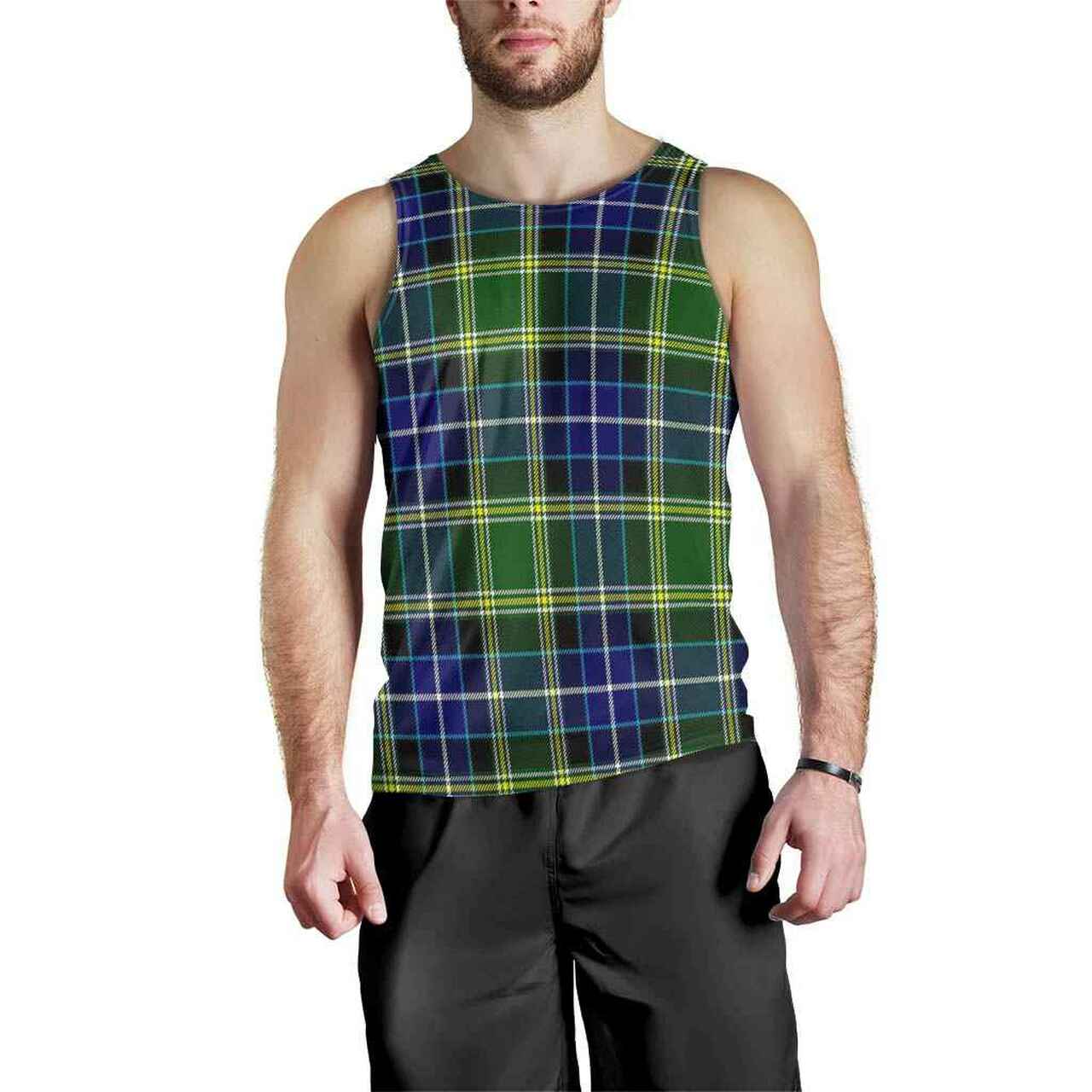 MacKellar Tartan Plaid Men Tank Top