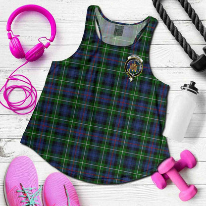 MacKenzie Tartan Crest Women Racerback Tank