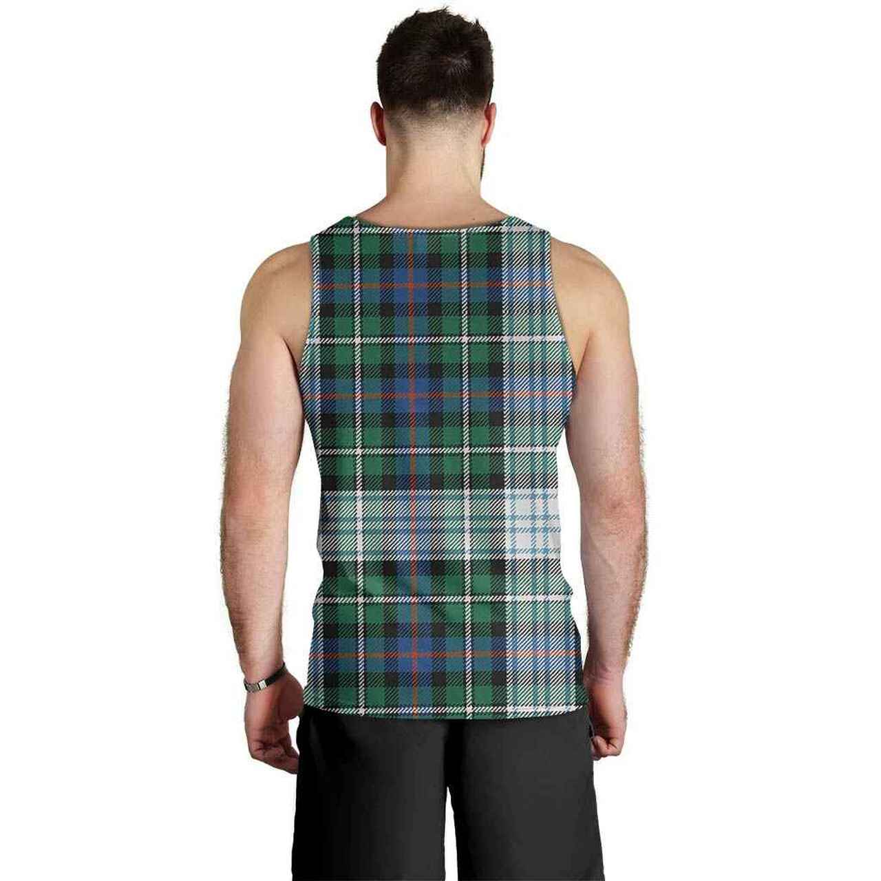 MacKenzie Dress Ancient Tartan Plaid Men Tank Top