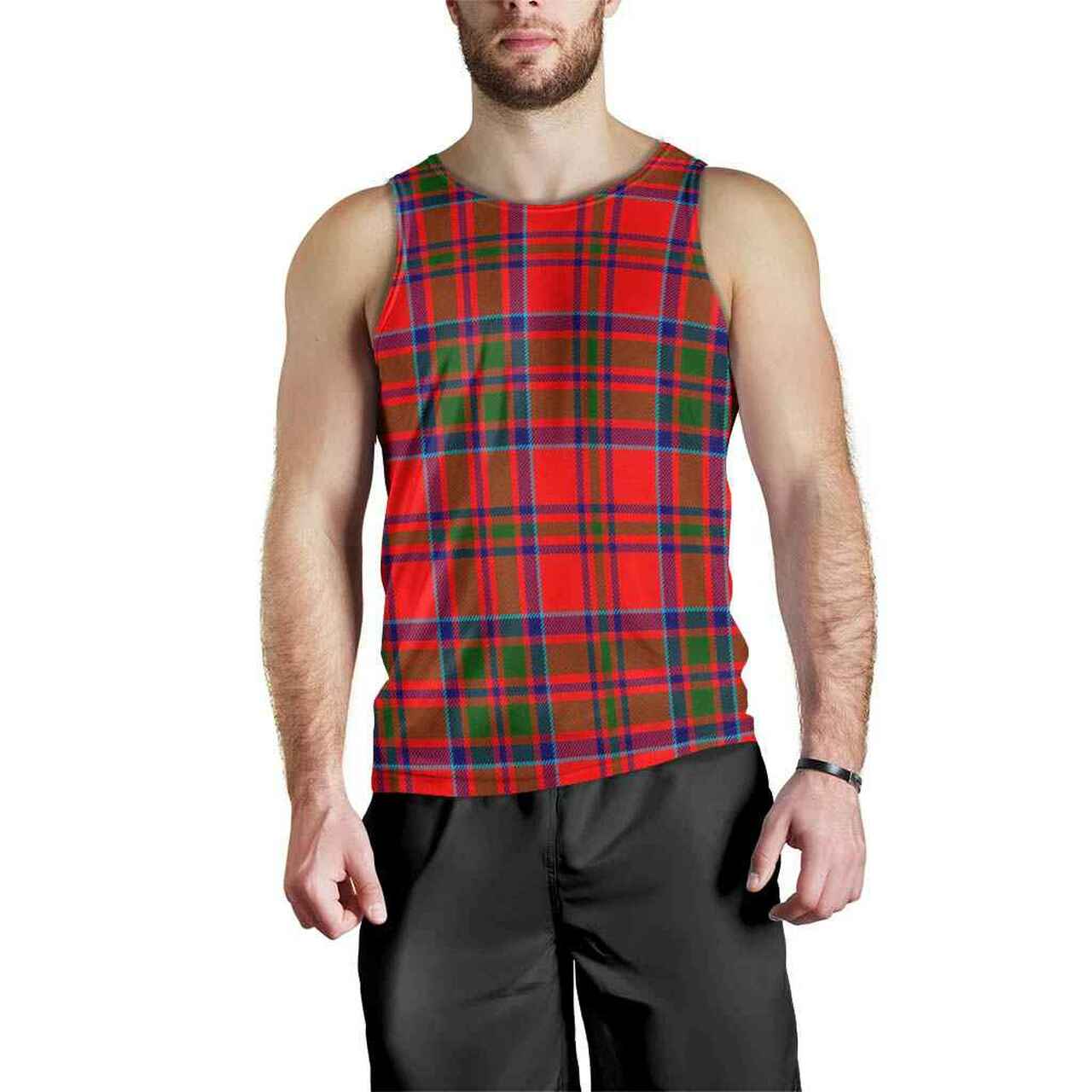 MacKillop Tartan Plaid Men Tank Top