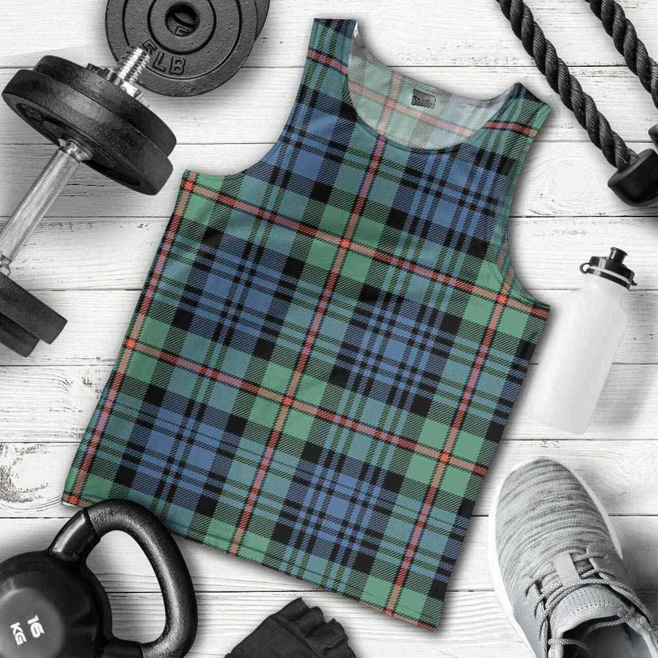 MacKinlay Ancient Tartan Plaid Men Tank Top