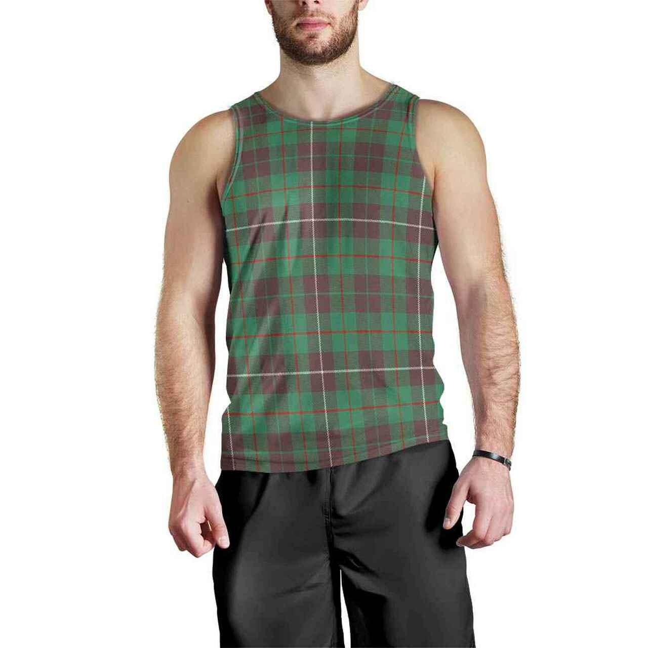 MacKinnon Hunting Ancient Tartan Plaid Men Tank Top