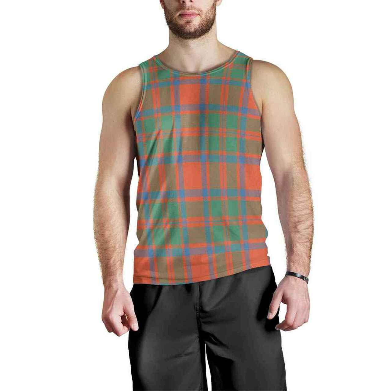 MacKintosh Ancient Tartan Plaid Men Tank Top