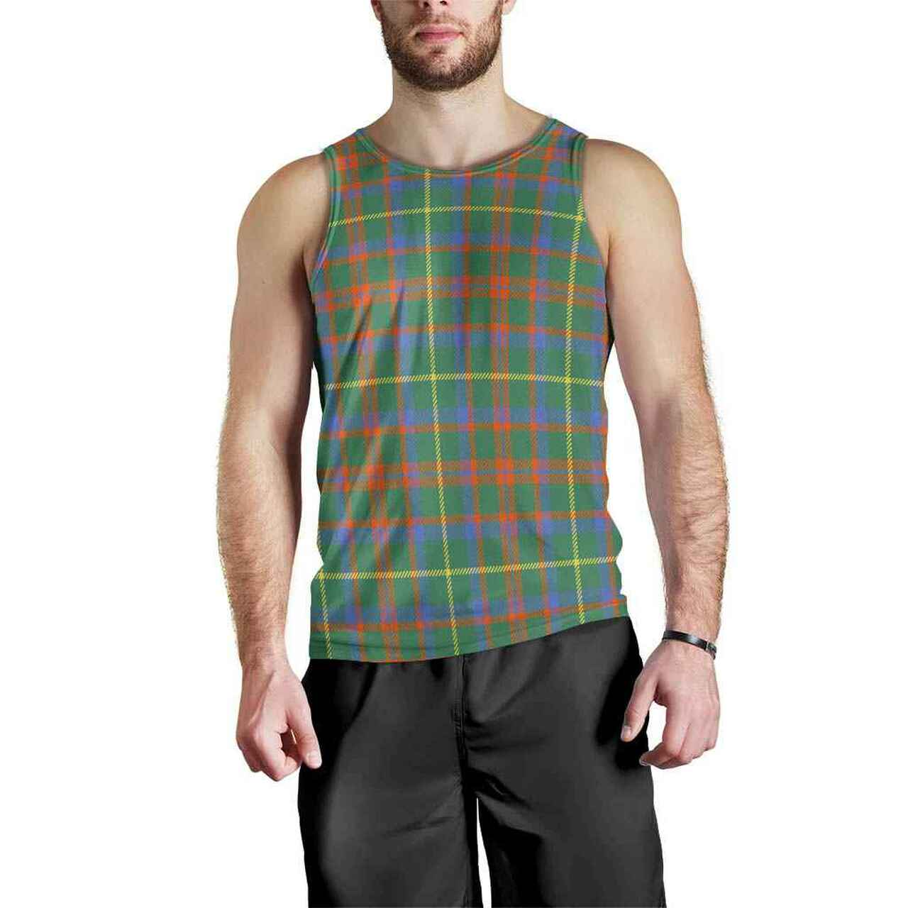 MacKintosh Hunting Ancient Tartan Plaid Men Tank Top