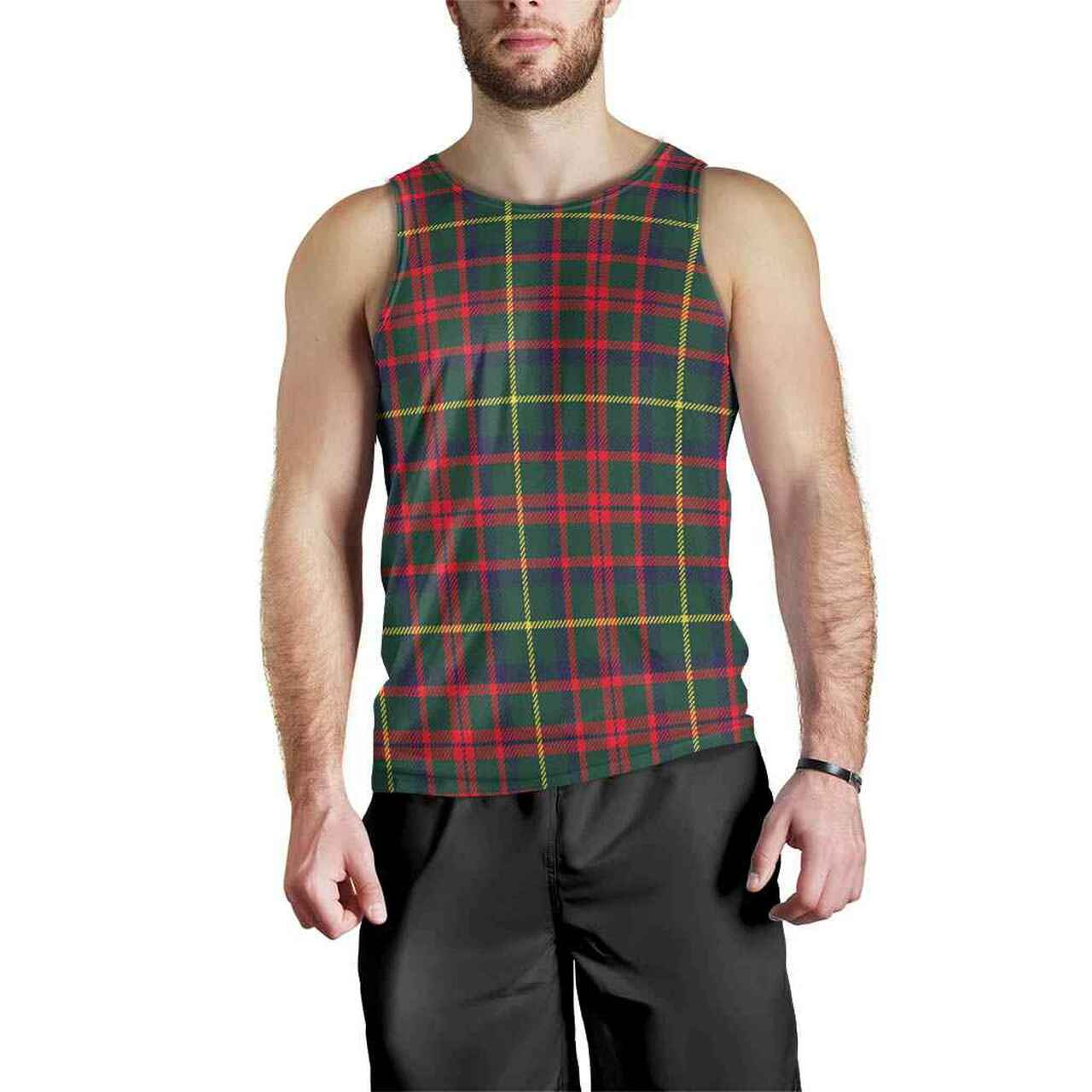 MacKintosh Hunting Modern Tartan Plaid Men Tank Top