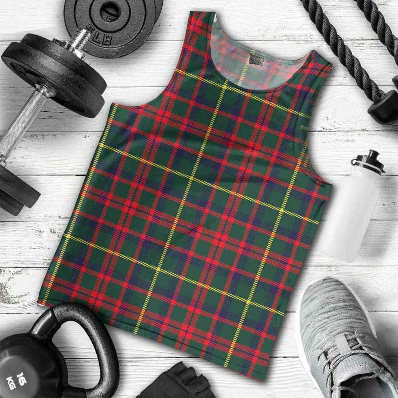 MacKintosh Hunting Modern Tartan Plaid Men Tank Top