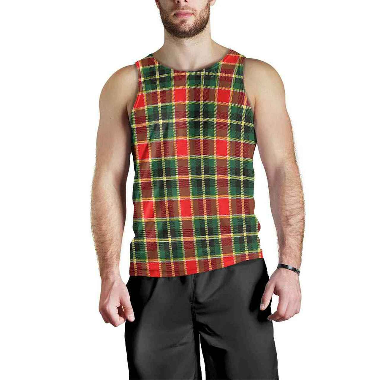 MacLachlan Hunting Modern Tartan Plaid Men Tank Top