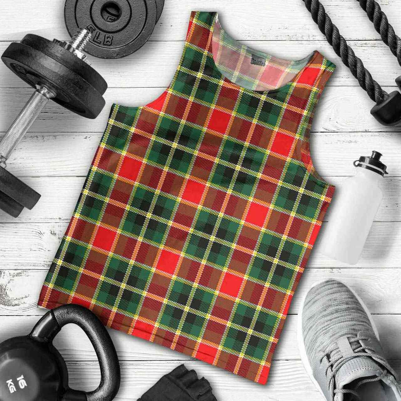 MacLachlan Hunting Modern Tartan Plaid Men Tank Top