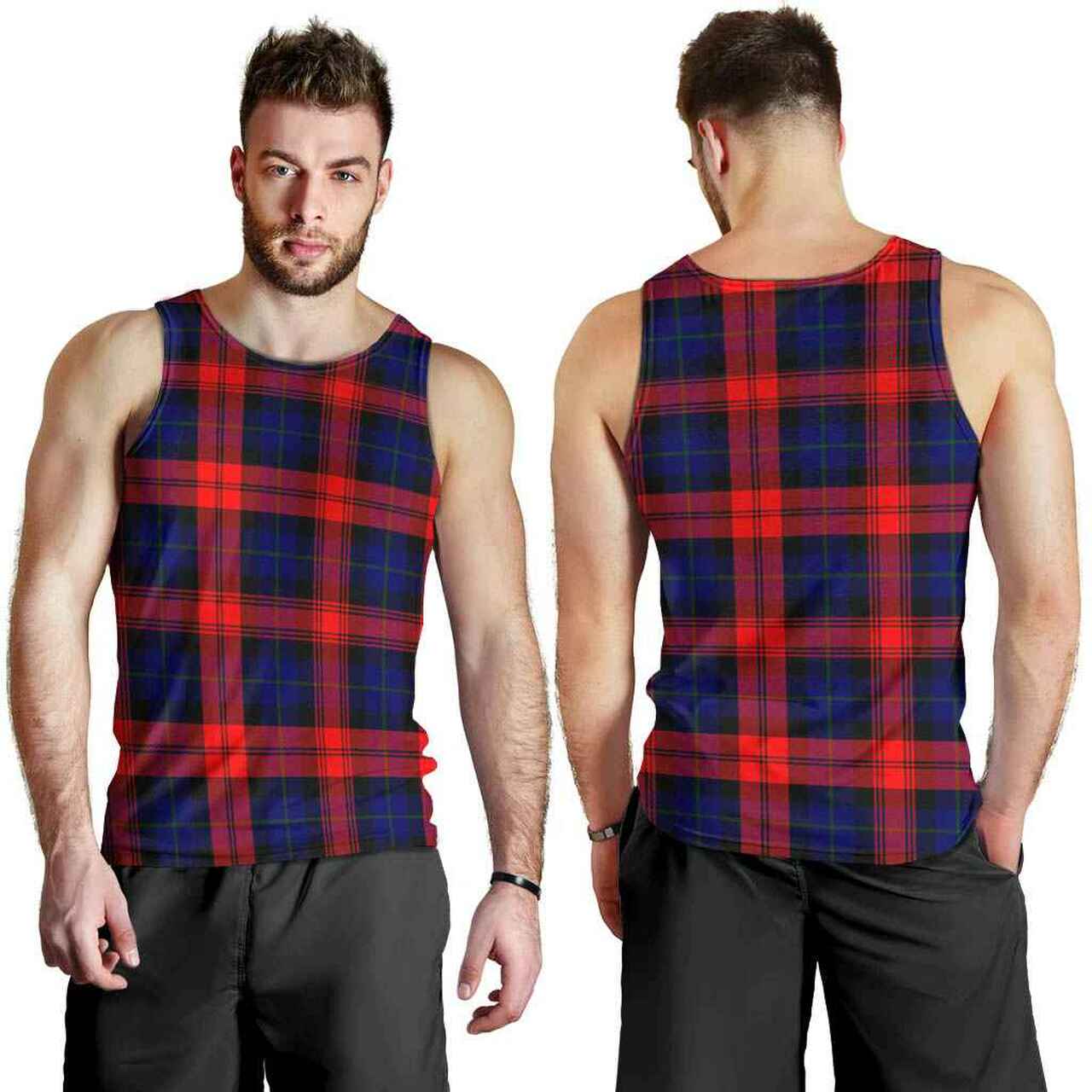 MacLachlan Modern Tartan Plaid Men Tank Top