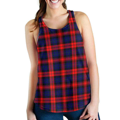 MacLachlan Modern Tartan Plaid Women Racerback Tank