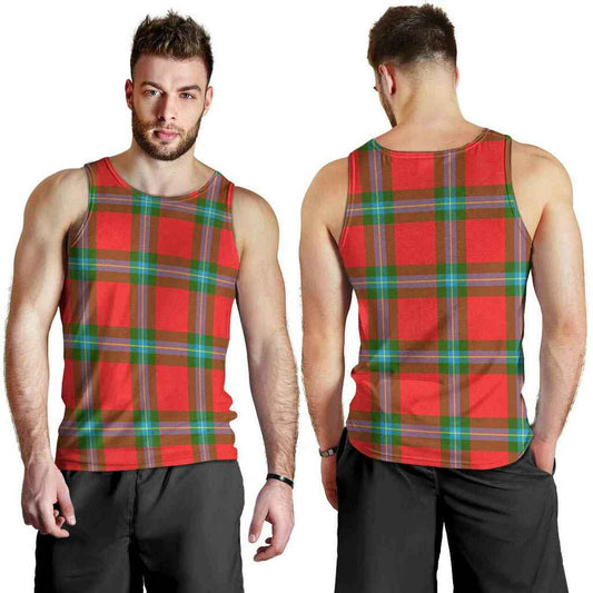 MacLaine of Loch Buie Tartan Plaid Men Tank Top