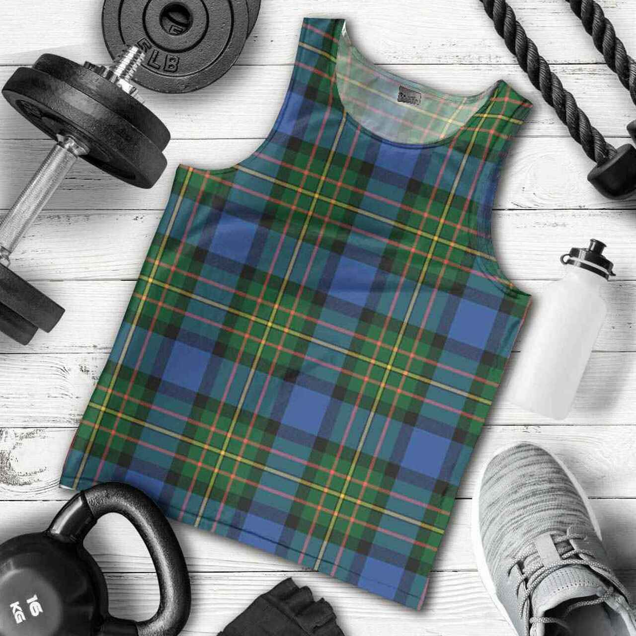 MacLaren Ancient Tartan Plaid Men Tank Top