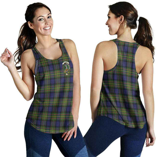 MacLaren Tartan Crest Women Racerback Tank