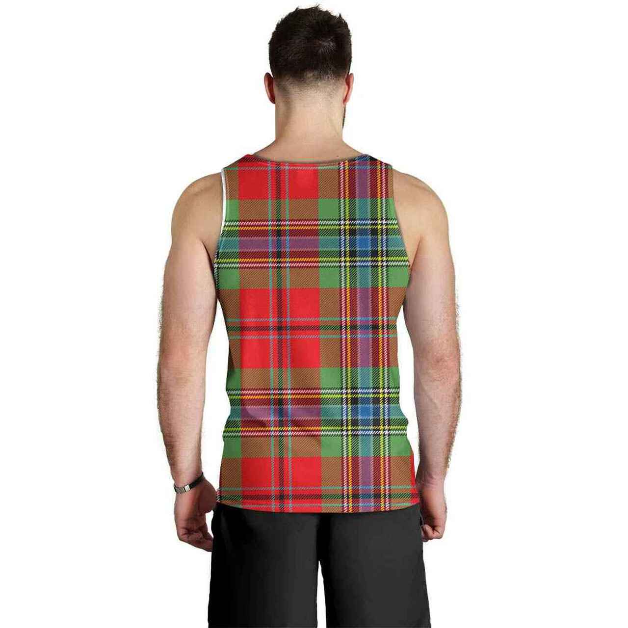 MacLean Tartan Crest Men Tank Top