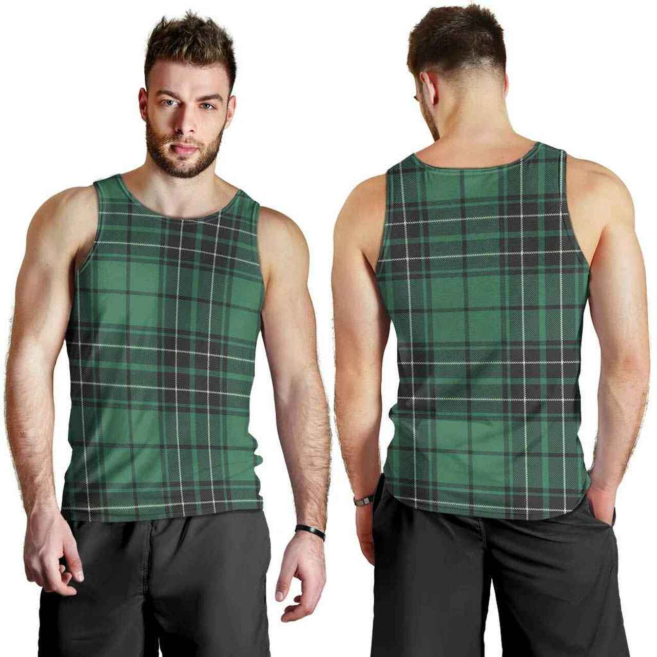 MacLean Hunting Ancient Tartan Plaid Men Tank Top