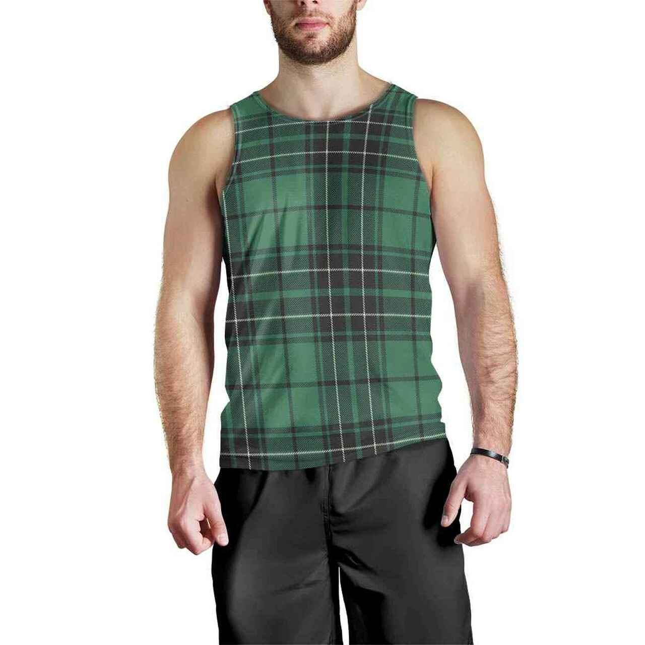 MacLean Hunting Ancient Tartan Plaid Men Tank Top