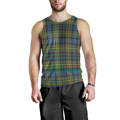 MacLellan Ancient Tartan Plaid Men Tank Top