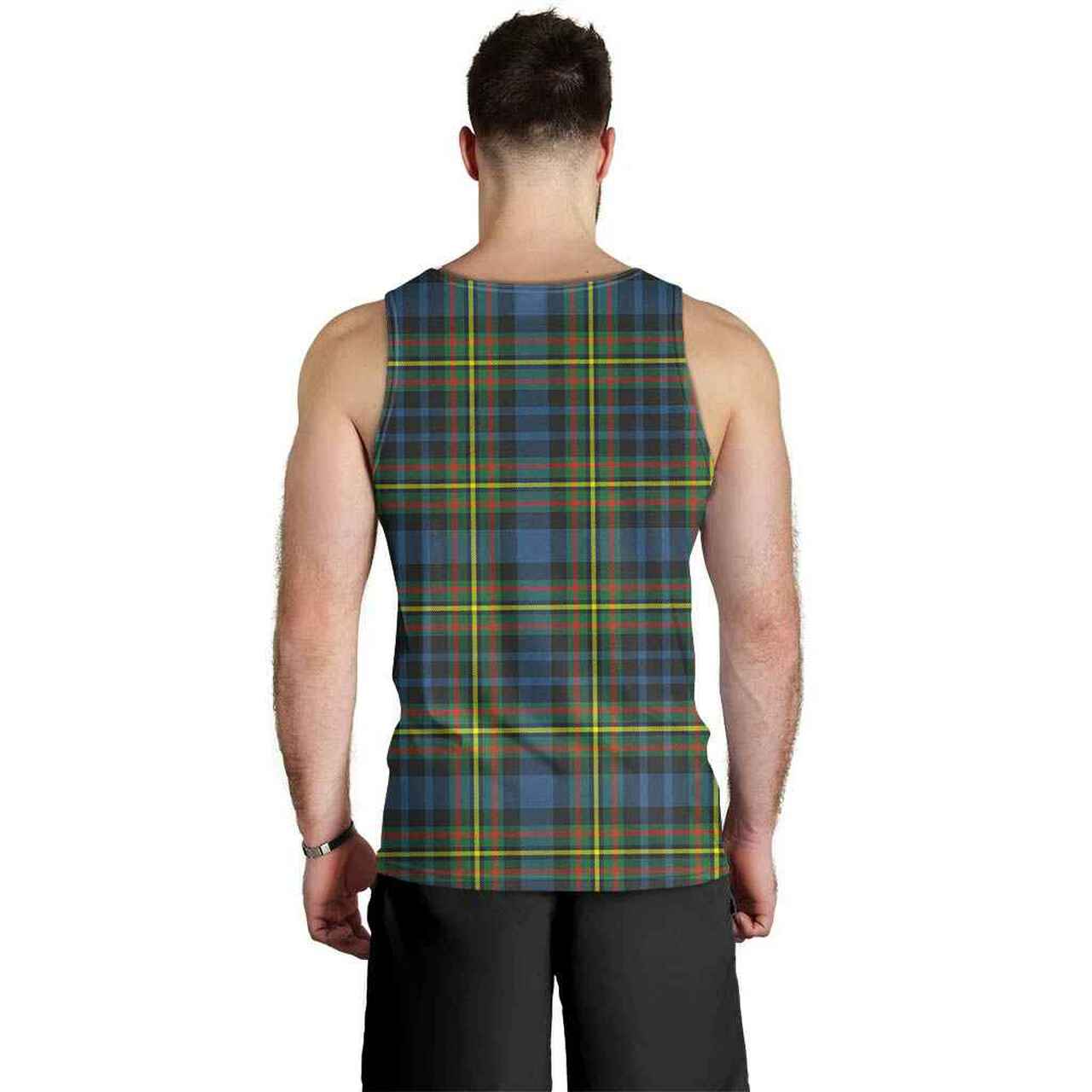 MacLellan Ancient Tartan Plaid Men Tank Top