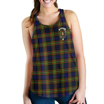 MacLellan Tartan Crest Women Racerback Tank