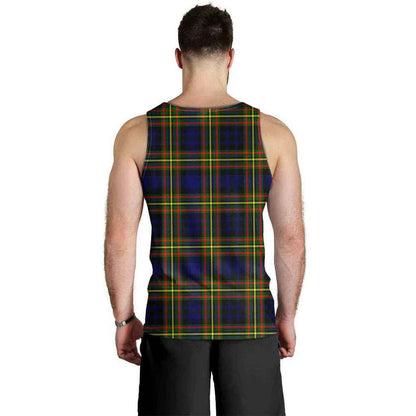 MacLellan Modern Tartan Plaid Men Tank Top