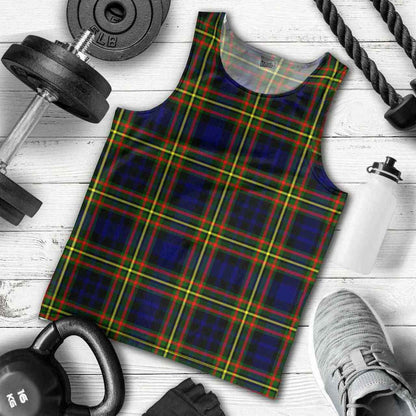 MacLellan Modern Tartan Plaid Men Tank Top