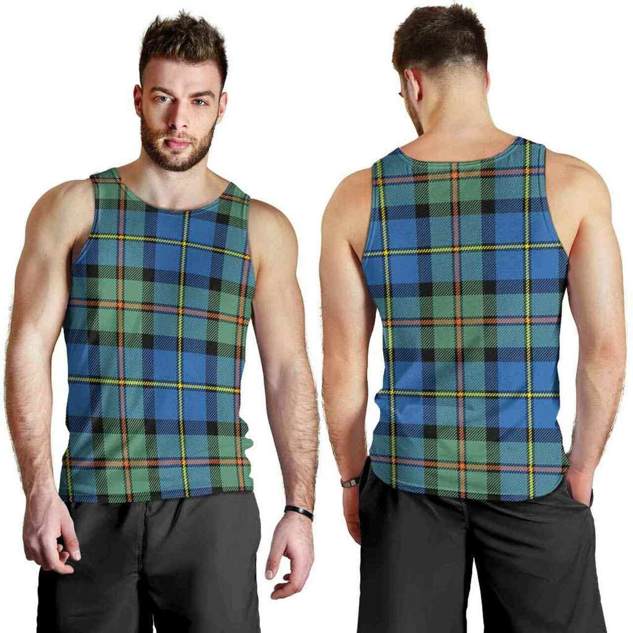 MacLeod of Harris Ancient Tartan Plaid Men Tank Top