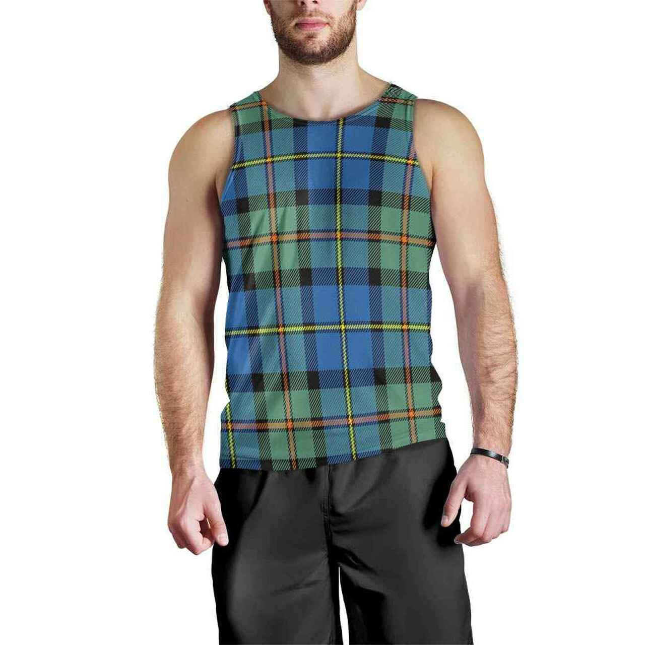 MacLeod of Harris Ancient Tartan Plaid Men Tank Top