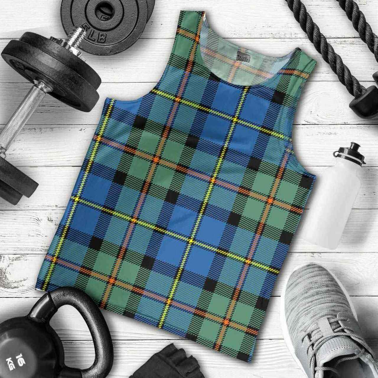 MacLeod of Harris Ancient Tartan Plaid Men Tank Top