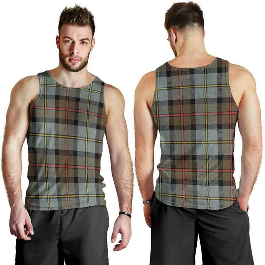 MacLeod of Harris Weathered Tartan Plaid Men Tank Top