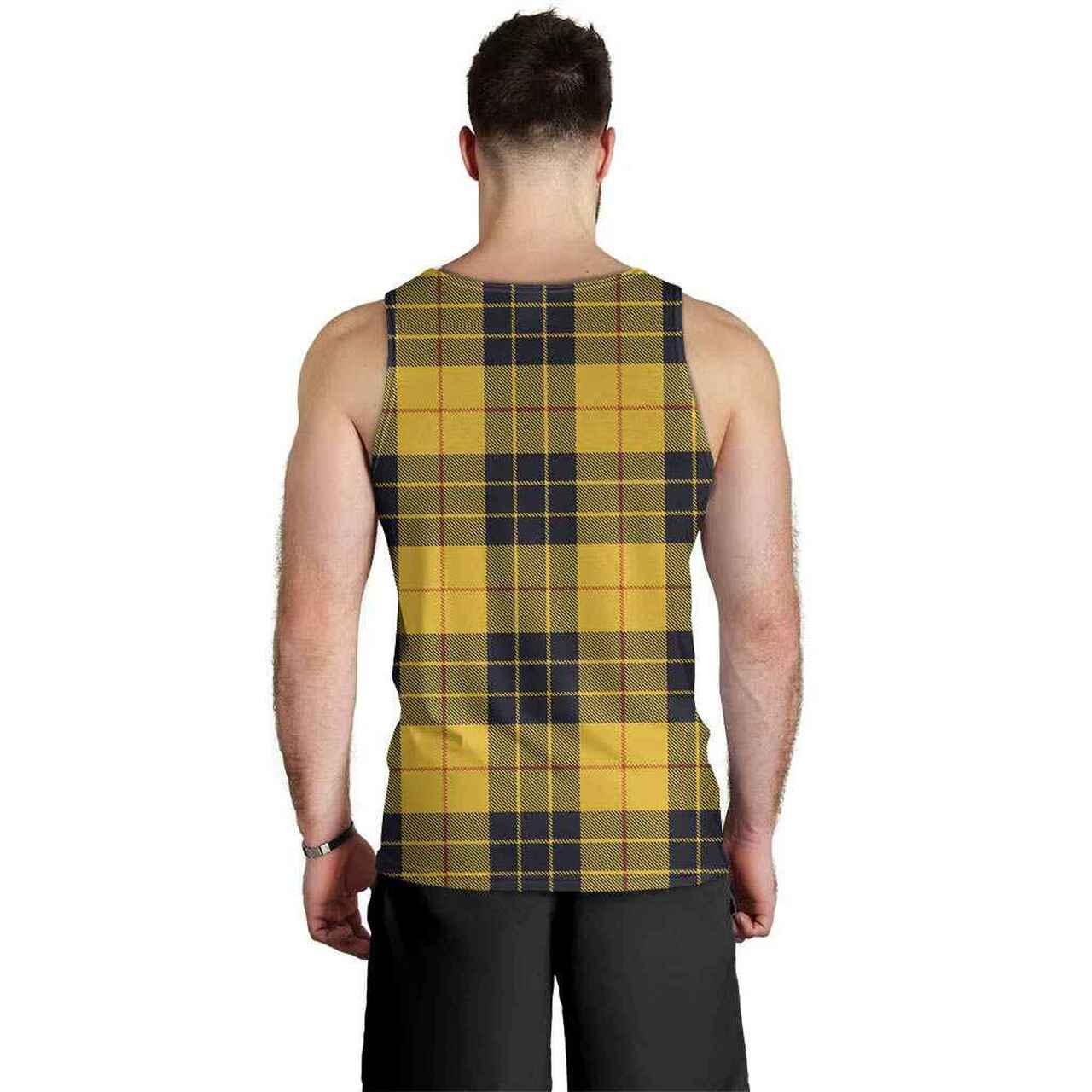 MacLeod of Lewis Ancient Tartan Plaid Men Tank Top