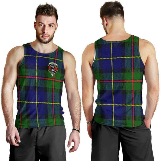 MacLeod of Lewis Tartan Crest Men Tank Top